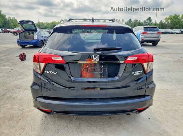 3CZRU6H17MM701272 2021 HONDA HR-V Black Հետևի տեսք
