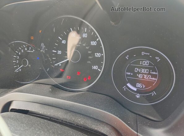 3CZRU6H17MM701272 2021 HONDA HR-V Black Սարքավորումների վահանակի տեսք