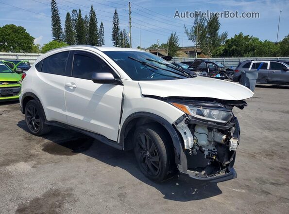3CZRU6H17MM718279 2021 HONDA HR-V White Delantero derecho
