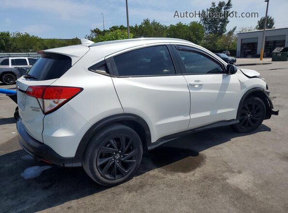 3CZRU6H17MM718279 2021 HONDA HR-V White Trasero derecho