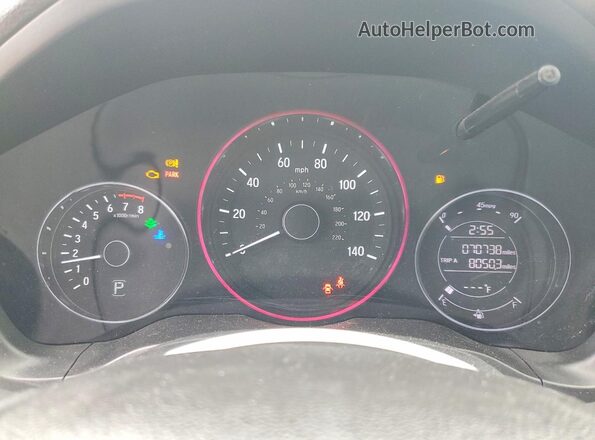 3CZRU6H17MM721540 2021 HONDA HR-V Gray Вид щитка приладів