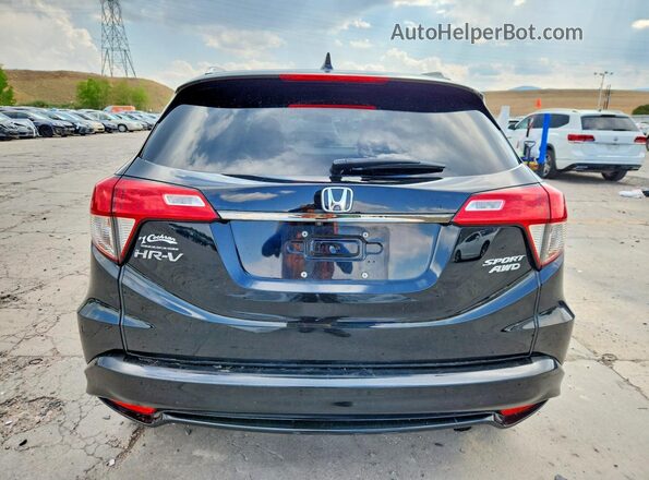 3CZRU6H17NM701600 2022 HONDA HR-V Black Հետևի տեսք