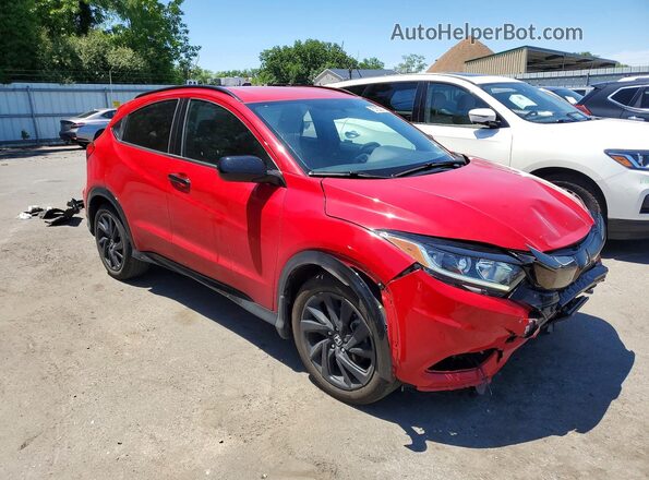 3CZRU6H17NM748206 2022 HONDA HR-V Red Delantero derecho