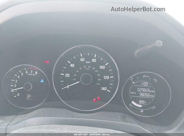 3CZRU6H17NM769461 2022 HONDA HR-V White Вид задніх сидінь