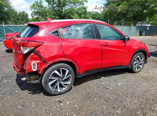 3CZRU6H18KG707318 2019 HONDA HR-V Red Tył prawy