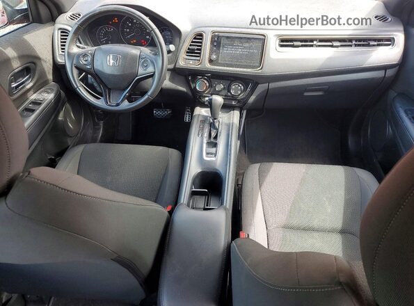 3CZRU6H18KG707318 2019 HONDA HR-V Red Widok deski rozdzielczej