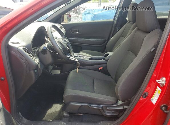3CZRU6H18KG707318 2019 HONDA HR-V Red Widok wnętrza z przodu