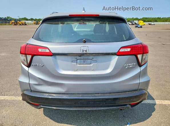 3CZRU6H18KG714589 2019 HONDA HR-V Silver უკანა ხედი