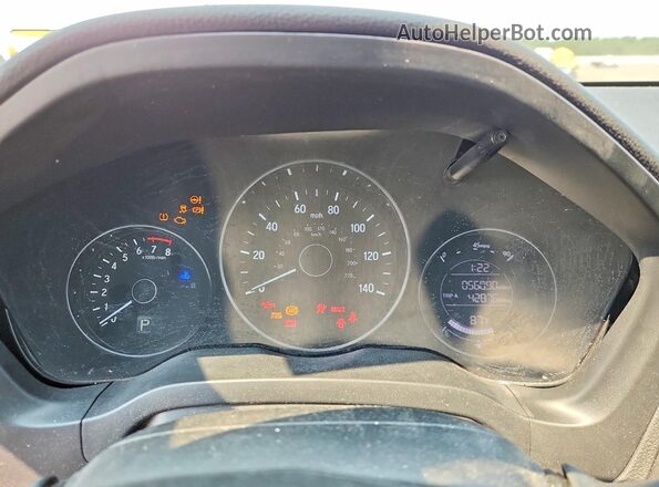 3CZRU6H18KG714589 2019 HONDA HR-V Silver ხელსაწყოთა პანელის ხედი