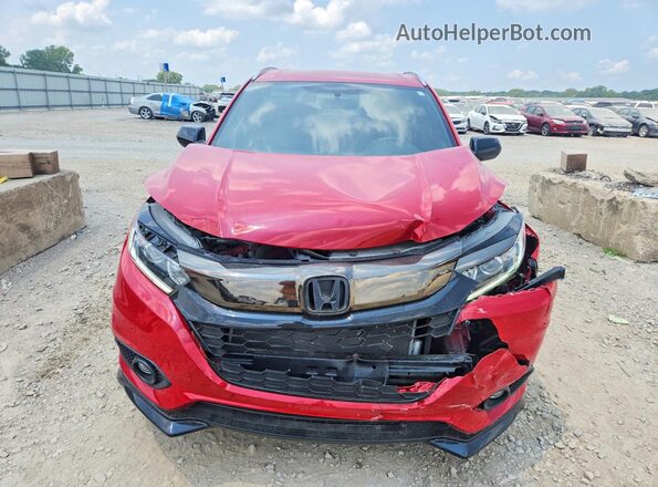 3CZRU6H18MM701829 2021 HONDA HR-V Red Вид спереду