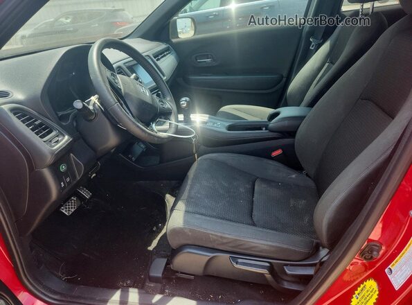 3CZRU6H18MM701829 2021 HONDA HR-V Red Вид салону спереду
