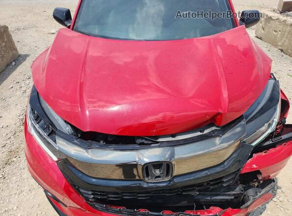 3CZRU6H18MM701829 2021 HONDA HR-V Red Вид задньої частини салону