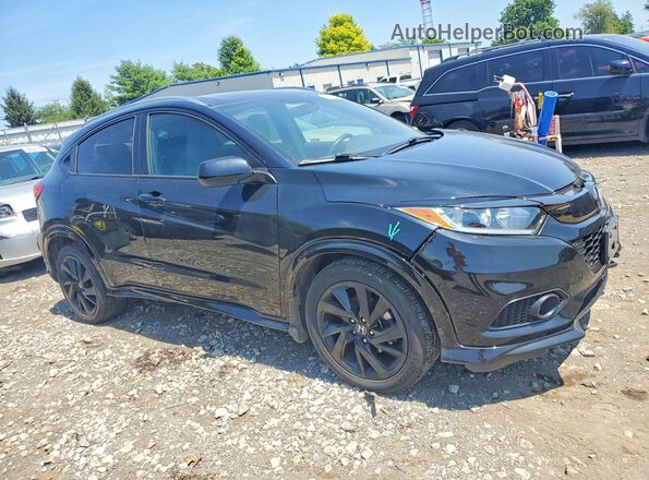 3CZRU6H18NM719233 2022 HONDA HR-V Black Передня права чверть