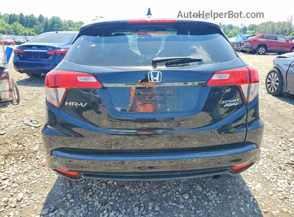 3CZRU6H18NM719233 2022 HONDA HR-V Black Вид ззаду