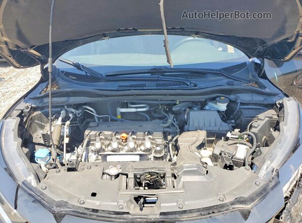 3CZRU6H18NM719233 2022 HONDA HR-V Black Вид підкапотного простору