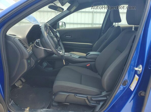 3CZRU6H19LM733199 2020 HONDA HR-V Blue Vista interior delantera
