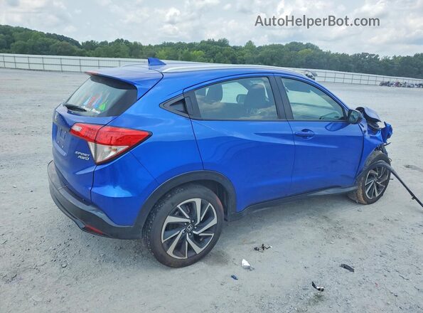 3CZRU6H19LM733199 2020 HONDA HR-V Blue Trasero derecho