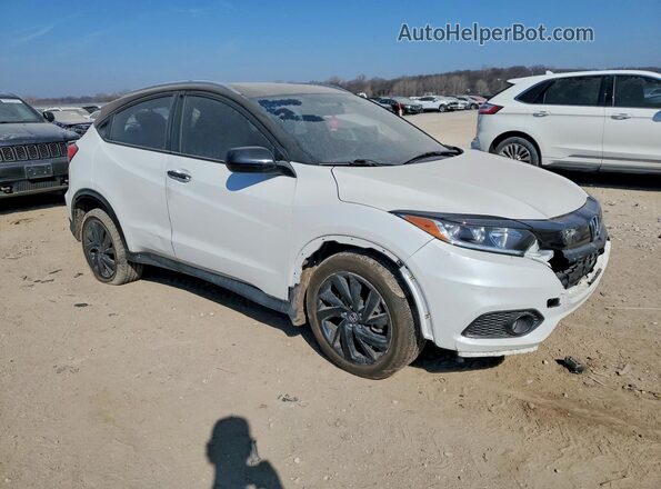 3CZRU6H19MM748027 2021 HONDA HR-V Белый Передняя правая четверть