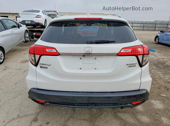 3CZRU6H19MM756502 2021 HONDA HR-V White Вид ззаду