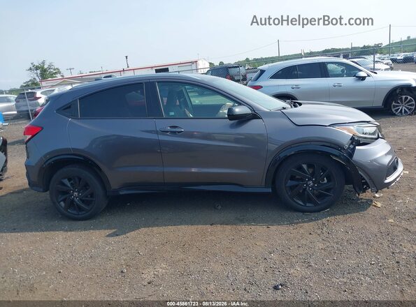 3CZRU6H19NM707396 2022 HONDA HR-V Gray Widok wnętrza z tyłu