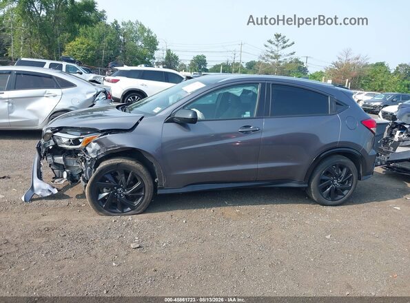 3CZRU6H19NM707396 2022 HONDA HR-V Gray Widok wnętrza 360 stopni
