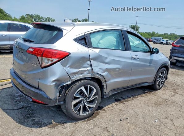 3CZRU6H1XKG729935 2019 HONDA HR-V Silver Trasero derecho