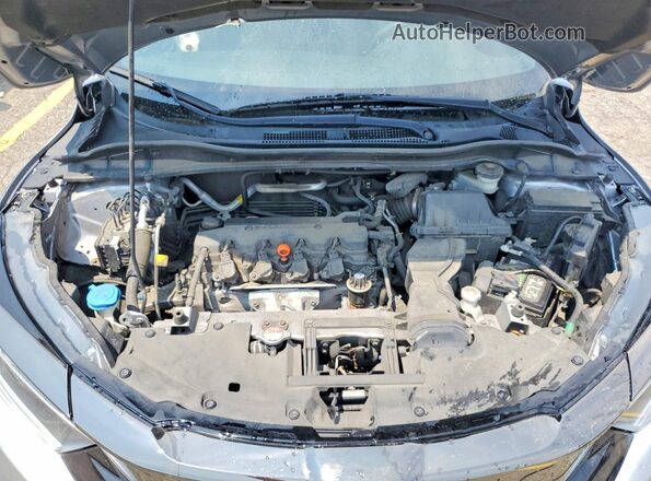 3CZRU6H1XKG729935 2019 HONDA HR-V Silver Vista del compartimento del motor