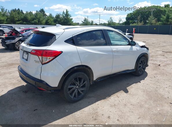 3CZRU6H1XMM745282 2021 HONDA HR-V White Tył prawy