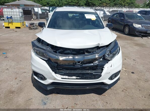 3CZRU6H1XMM745282 2021 HONDA HR-V White Widok z przodu