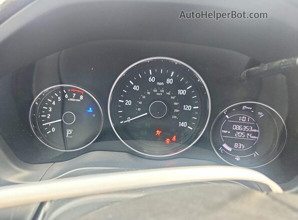 3CZRU6H1XMM753804 2021 HONDA HR-V Silver Widok zestawu wskaźników