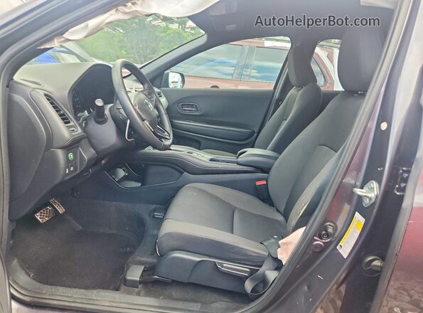 3CZRU6H1XMM753804 2021 HONDA HR-V Silver Widok wnętrza z przodu