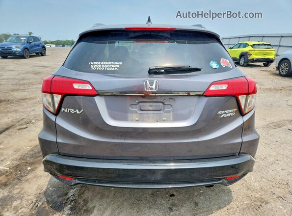 3CZRU6H1XNM754288 2022 HONDA HR-V Серый Вид сзади