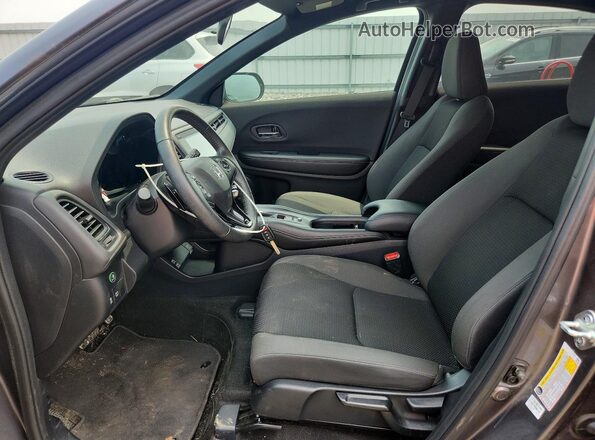 3CZRU6H1XNM754288 2022 HONDA HR-V Серый Вид салона спереди