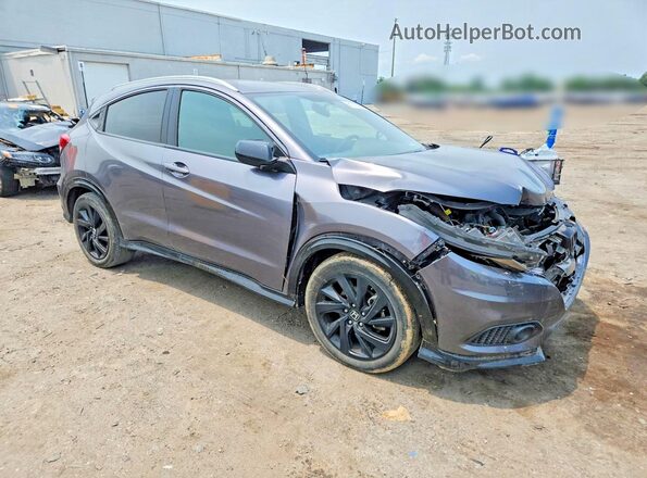 3CZRU6H1XNM754288 2022 HONDA HR-V Серый Передняя правая четверть