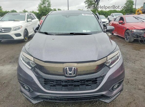 3CZRU6H25LM107285 2020 HONDA HR-V Gray Front view
