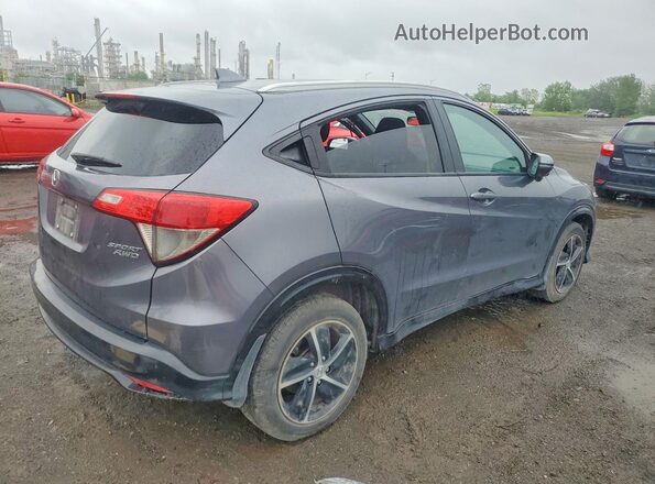 3CZRU6H25LM107285 2020 HONDA HR-V Gray Rear right