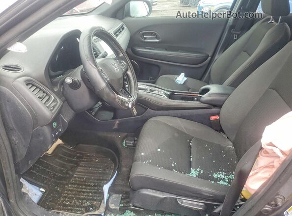 3CZRU6H25LM107285 2020 HONDA HR-V Gray Front interior view