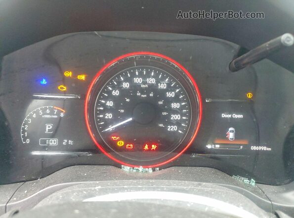 3CZRU6H25LM107285 2020 HONDA HR-V Gray Instrument cluster view