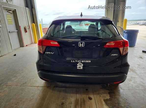 3CZRU6H30JG710083 2018 HONDA HR-V Black Rear view