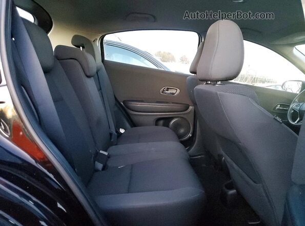 3CZRU6H30LM710900 2020 HONDA HR-V Black Vista interior trasera