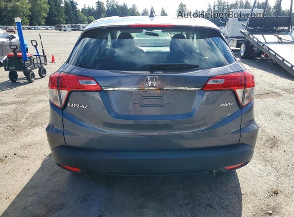 3CZRU6H30LM718141 2020 HONDA HR-V Gray Rear view