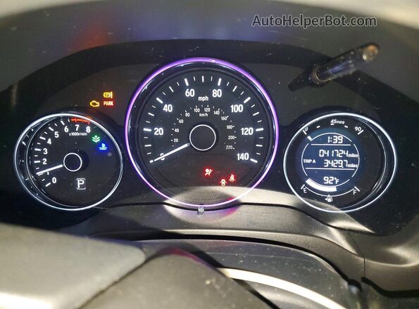 3CZRU6H30LM719676 2020 HONDA HR-V Silver Вид щитка приладів