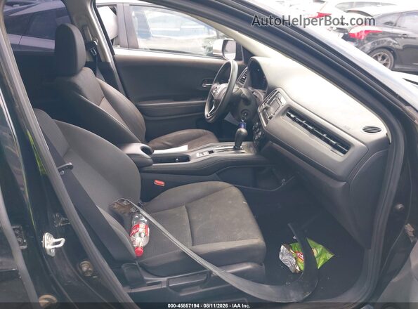 3CZRU6H30MM703723 2021 HONDA HR-V Black Front interior view