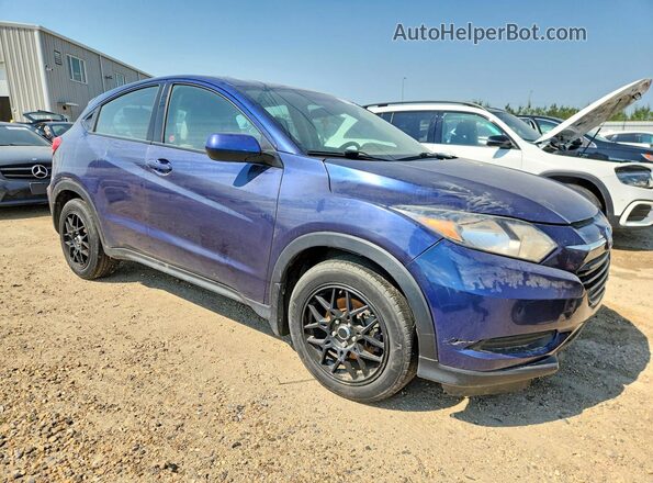 3CZRU6H31HM107686 2017 HONDA HR-V Синий Передняя правая четверть