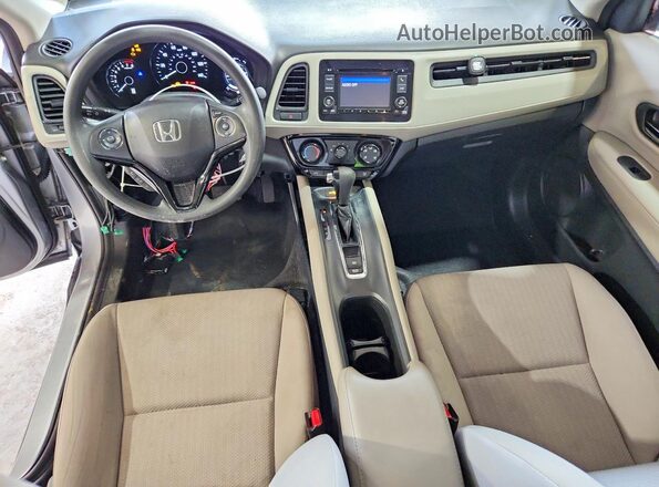 3CZRU6H31JM706514 2018 HONDA HR-V Silver Առջևի վահանակի տեսք