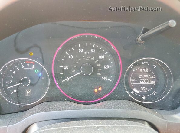 3CZRU6H33GM731911 2016 HONDA HR-V Green ხელსაწყოთა პანელის ხედი