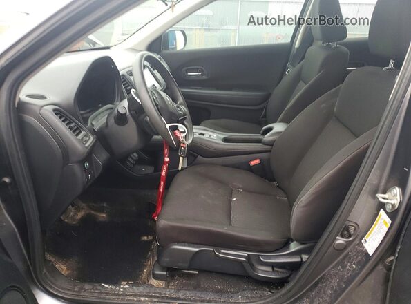 3CZRU6H33JM106528 2018 HONDA HR-V Gray Front interior view