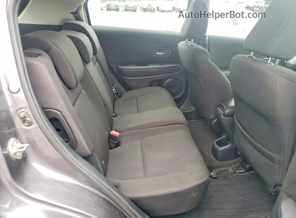 3CZRU6H33JM106528 2018 HONDA HR-V Gray Rear seats view