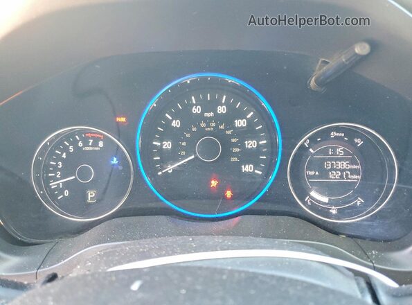 3CZRU6H33JM714226 2018 HONDA HR-V White Սարքավորումների վահանակի տեսք