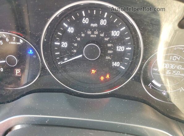 3CZRU6H33KM709870 2019 HONDA HR-V Gray ხელსაწყოთა პანელის ხედი
